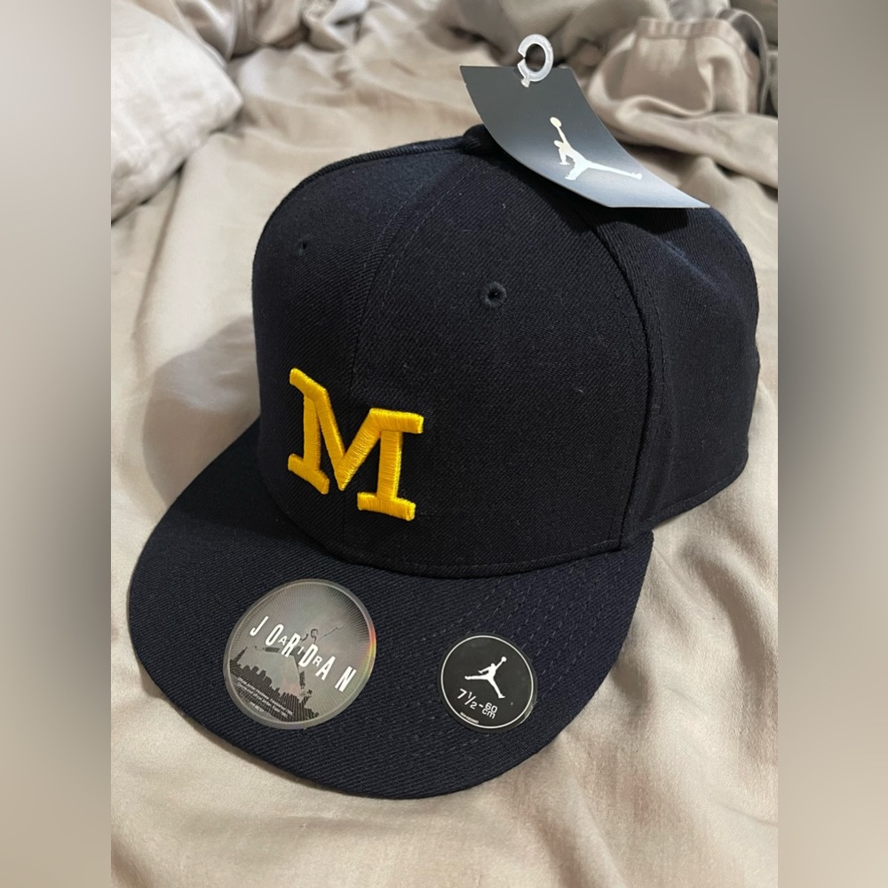 University of Michigan Jumpman Hat size 7.5